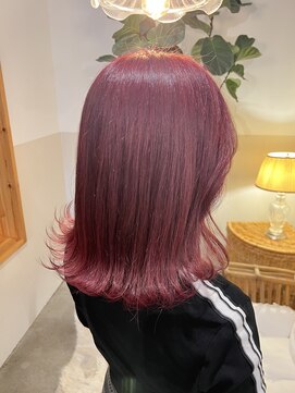 ヘアーデザインサロン スワッグ(Hair design salon SWAG) ピンクレッド