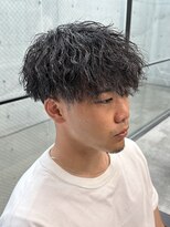 イーラ(era)&nbsp;ツイストスパイラルパーママッシュ刈り上げツーブロック