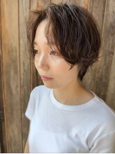 マコトヘアーマハロコ(maCoto hair mahaloco) レディースパーマ ショートパーマ ショートボブ アンニュイ