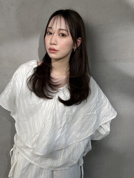 インビテーション(invitation) ブラウンカラー×レイヤーカット