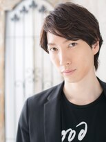 モッズヘアー メン 戸田公園店(mod's hair men)&nbsp;斜めバング×マットブラウンな小顔ウルフショートd戸田公園