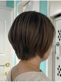 【ショートボブ×大人バレイヤージュ】20代30代40代50代
