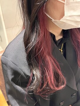 バブ バイネオリーブ(Bab by neolive) インナーカラー☆ベリーピンク