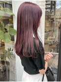 ブリーチなしダブルカラーで作るラベンダーピンク/落合