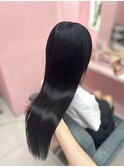 【バージンレミーエクステ】ナチュラルブラック・韓国ヘア大阪