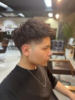 メンズサロン ウエストサイドカットクラブ(Men's West Side Cut Club) アップバングショートスタイル