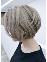 マスタード(MASTARD)&nbsp;ショートボブウルフカットハンサムショート小顔ワンレン韓国