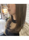 ナチュラルレイヤーカット、髪質改善メテオカラー