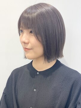 モリオフロムロンドン 松戸店(Morio from London) 【モリオ松戸 石山】ナチュラル外ハネボブ切りっぱなしボブ