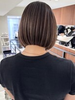 ジル ブラン 福岡(JIL BLAN)&nbsp;大人可愛い30代40代50代ボブ/ショートカット/白髪染め白髪ぼかし