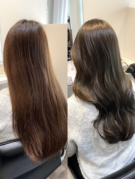 サロウィン 鹿児島天文館店(SALOWIN) ★美髪イメチェントリートメント×ココアベージュペールベージュ