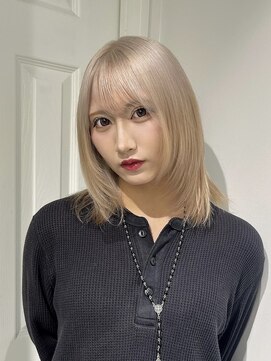 ゼスト 八王子店(ZEST) ミルクティーベージュ/レイヤーカット/佐々木麻衣