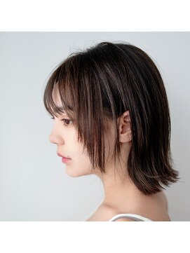 モンド ヘアクリエーション 和田店(monde hair creation) 【monde】外ハネボブ×シースルーバング