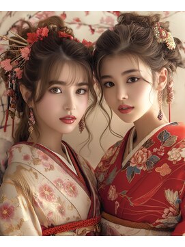 エーティーヘアコレクション 自由が丘(AT.hair collection) 着物&ヘアセットをもっと気軽にもっとおしゃれに楽しみまショー