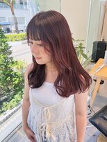 ガリカ 横浜(Gallica) 顔まわりレイヤー×透明感ラベンダーカラー