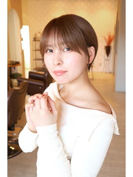 縮毛矯正/クラゲヘアー/オリーブグレー/小顔/ココアベージュ