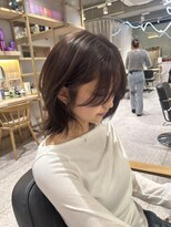 ゼストソエル(ZEST soell)&nbsp;顔周りカット/立川/レイヤーカット/暗髪カラー