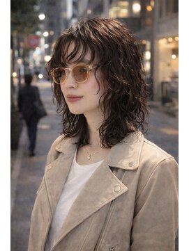 ゲイン(Gain) レイヤーカット×白髪ぼかしxナチュラルハイライト/白髪染め