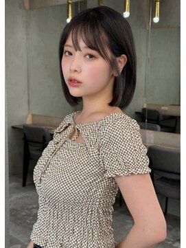 ハローバイシー 仙台(Hello by Sea) 似合わせカット×大人ガーリー[ダークアッシュ/韓国]