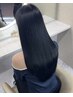 3月予約限定カット+しなやかツヤ髪縮毛矯正+ナノバブル(4st)TOKIO  ￥12500