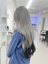 ゼロ 静岡(ZERO)&nbsp;ハイトーンロングシルバー×裾ブラック【望月皐太】