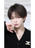 サンウォン風長めシースルーマッシュニュアンスパーマ韓国ヘア