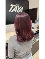 タヤ グランデュオ立川店(TAYA)&nbsp;透明感カラー/ボルドーカラー