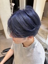 リゼル(LIZEL) 【坪井裕介】ネイビーブルー/刈り上げマッシュ