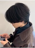 センターパート/ニュアンスパーマ/ウルフ/池袋メンズカット
