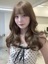 アイトーキョーエス 渋谷(AI TOKYO S)&nbsp;ブリーチなしダブルカラーヘーゼルベージュレイヤーカット透明感