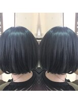 プラーチェ 古淵店(Plaatje) イルミナカラー × ネイビー ブラック