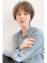 07 バイアフロート(by afloat)&nbsp;デザインカラーストレートパーマ・縮毛矯正スリークボブショート