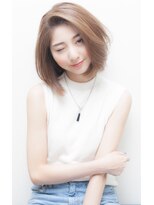 エイト 藤沢店(EIGHT fujisawa)&nbsp;【EIGHT藤沢】竹内ケンゴ 大人かわいいかきあげ前髪前下がりボブ