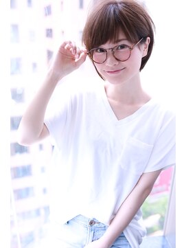 クラウドゼロ(Cloud zero) 大人かわいいモーブカラー小顔ショートボブ【Cloud zero】