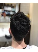無造作ソフトモヒカンスタイル