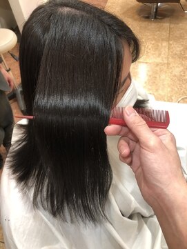 ブランシェ神領店 髪質改善ストレート☆艶感に注目《高橋》
