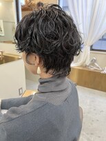 マロウ(mallow)&nbsp;《花屋併設》アッシュブラック/ボブウルフ/エアリーパーマ