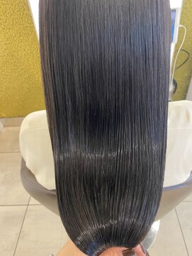 ビーチ(BEACH) 暗髪カラーAujua髪質改善超音波トリートメント