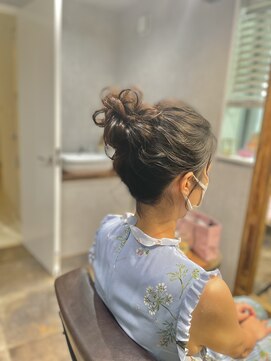 ベルトオブヴィーナス(Belt of venus) お団子アレンジ