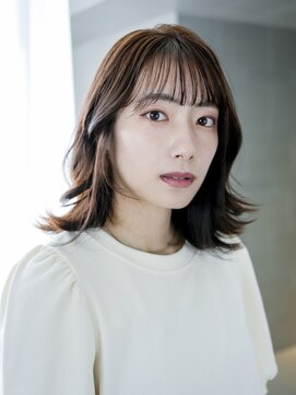 アイティーバイアルバム 下北沢店(IT by ALBUM) ミディアムレイヤー_マチルダボブピンクベージュ_9606