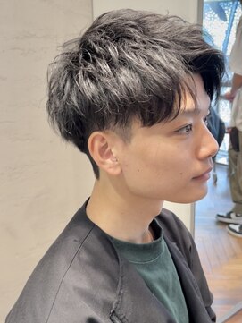 アンフィニー 銀座(ANFINI) 【銀座】アップバングマッシュ束感　刈り上げ　絶壁カバー