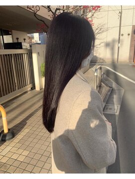 ネオヘアー 曳舟店(NEO Hair) ダークパープル/ブリーチなしダブルカラー