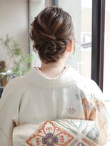 モアナサーフライダー(Moana surfrider)&nbsp;【kawase_mai】大人可愛い10代20代30代40代　着物ヘアアレンジ