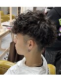 外国人風スペインカール