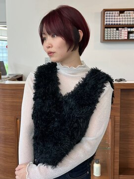 リヴ ウメダ(LIV umeda) ディープレッド/ブリーチ/ダブルカラー【梅田】