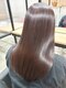 フープヘアー(HOOP.HAIR)の写真/【カラー×髪質改善縮毛矯正】髪質に合わせた施術とこだわり抜いた薬剤で、ふんわり柔らかい質感の艶髪へ*