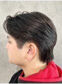 メンズサイドパート
