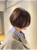 ショートボブ/前髪なし