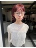 【HANANO/chihiro指名】カット＋透明感カラー＋トリートメン