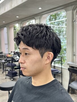 ニコ トウキョウ ロジック(nico TOKYO Logic) 刈り上げアップバングスパイキーショートパーマスパイラルパーマ